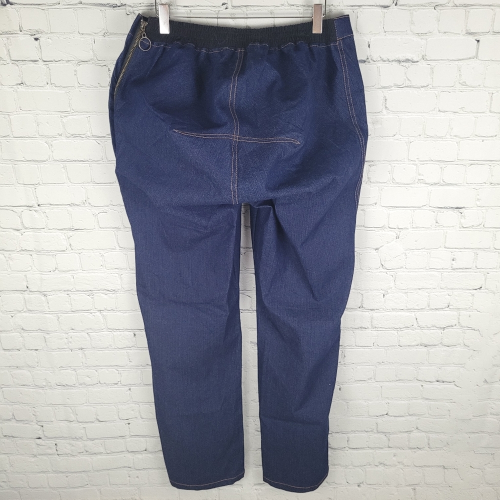 IZ by IZZY CAMILLERI | adaptive seated wheelchair clothing side zip jeans - Picture 3 of 7